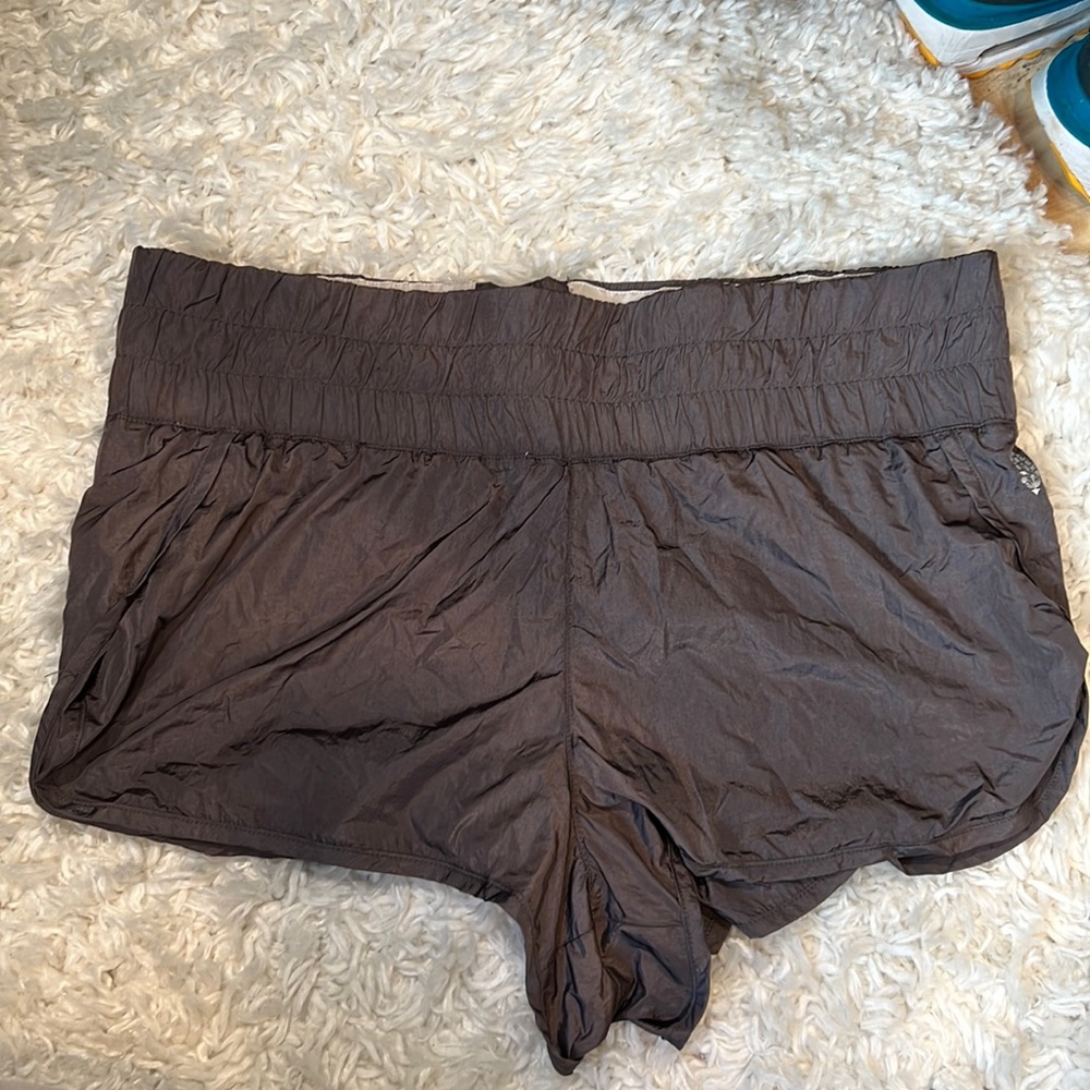 FP Movement X HATCH- The Printed Way Home Maternity Shorts.